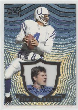 1997 Pacific Invincible - [Base] - Platinum Blue #62 - Jim Harbaugh