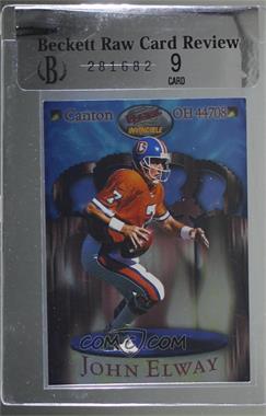 1997 Pacific Invincible - Canton, Ohio 44708 #3 - John Elway [BRCR 9]