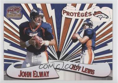 1997 Pacific Revolution - Proteges - Silver #6 - John Elway, Jeff Lewis