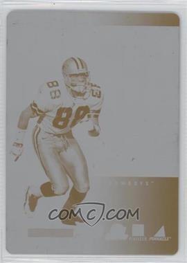 1997 Pinnacle - Team Pinnacle - Printing Plate Black Back #10 - Michael Irvin /1