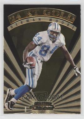 1997 Pinnacle Action Packed - 24 KT Gold #11 - Herman Moore [EX to NM]
