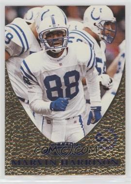 1997 Pinnacle Action Packed - [Base] - Gold Impressions #104 - Marvin Harrison