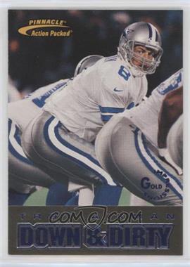 1997 Pinnacle Action Packed - [Base] - Gold Impressions #117 - Troy Aikman