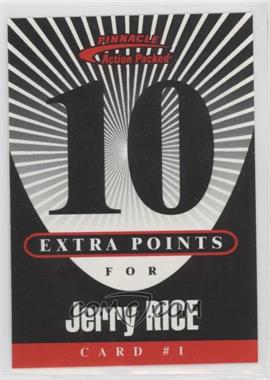 1997 Pinnacle Action Packed - Extra Points Sweepstakes Cards #1 - Jerry Rice (10 Pts)