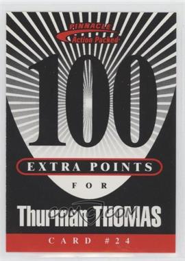 1997 Pinnacle Action Packed - Extra Points Sweepstakes Cards #24.2 - Thurman Thomas (100 Pts)