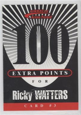 1997 Pinnacle Action Packed - Extra Points Sweepstakes Cards #3 - Ricky Watters (100 Pts)