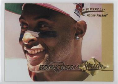 1997 Pinnacle Action Packed - Studs - Promo #4 - Jerry Rice /1500