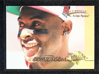 1997 Pinnacle Action Packed - Studs - Promo #4 - Jerry Rice /1500