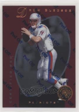 1997 Pinnacle Certified - [Base] - Certified Red #7 - Drew Bledsoe