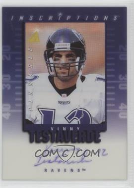 1997 Pinnacle Inscriptions - Signatures #_VITE - Vinny Testaverde /1975