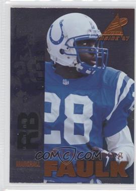 1997 Pinnacle Inside - [Base] - Silver Lining #47 - Marshall Faulk