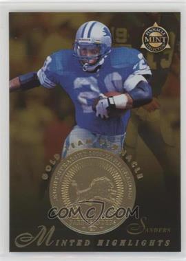 1997 Pinnacle Mint Collection - [Base] - Gold Team Pinnacle #27 - Barry Sanders