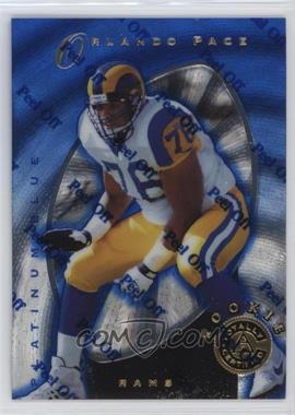 1997 Pinnacle Totally Certified - [Base] - Platinum Blue #121 - Orlando Pace /2499