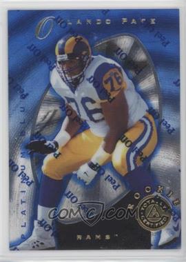 1997 Pinnacle Totally Certified - [Base] - Platinum Blue #121 - Orlando Pace /2499