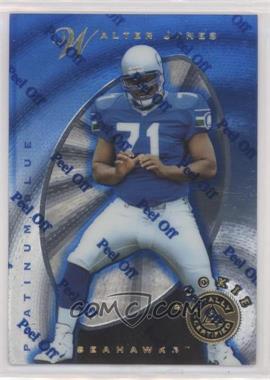 1997 Pinnacle Totally Certified - [Base] - Platinum Blue #134 - Walter Jones /2499