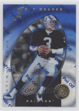 1997 Pinnacle Totally Certified - [Base] - Platinum Blue #23 - Jeff George /2499