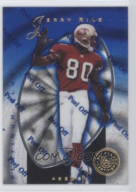 1997 Pinnacle Totally Certified - [Base] - Platinum Blue #9 - Jerry Rice /2499