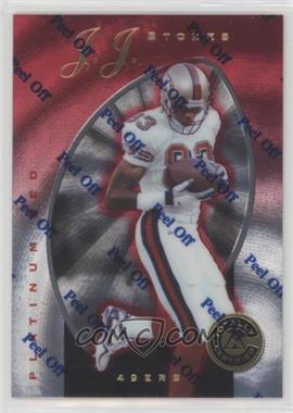 1997 Pinnacle Totally Certified - [Base] - Platinum Red #105 - J.J. Stokes /4999