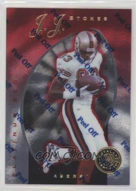 1997 Pinnacle Totally Certified - [Base] - Platinum Red #105 - J.J. Stokes /4999