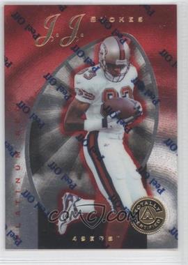 1997 Pinnacle Totally Certified - [Base] - Platinum Red #105 - J.J. Stokes /4999