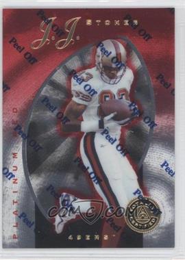 1997 Pinnacle Totally Certified - [Base] - Platinum Red #105 - J.J. Stokes /4999