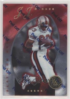 1997 Pinnacle Totally Certified - [Base] - Platinum Red #105 - J.J. Stokes /4999