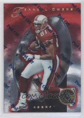 1997 Pinnacle Totally Certified - [Base] - Platinum Red #27 - Terrell Owens /4999