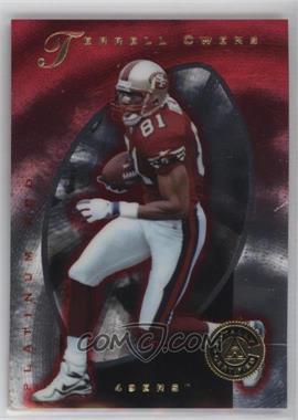 1997 Pinnacle Totally Certified - [Base] - Platinum Red #27 - Terrell Owens /4999