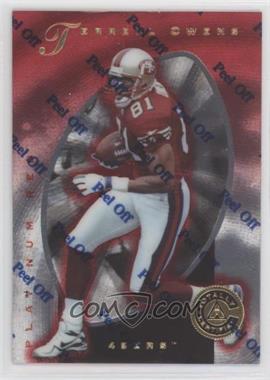 1997 Pinnacle Totally Certified - [Base] - Platinum Red #27 - Terrell Owens /4999