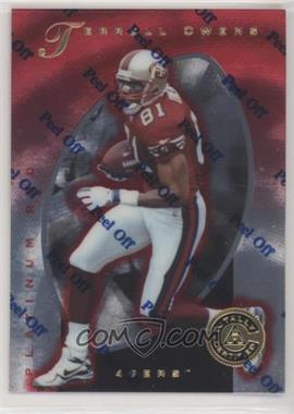 1997 Pinnacle Totally Certified - [Base] - Platinum Red #27 - Terrell Owens /4999