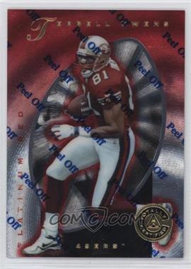 1997 Pinnacle Totally Certified - [Base] - Platinum Red #27 - Terrell Owens /4999