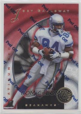 1997 Pinnacle Totally Certified - [Base] - Platinum Red #57 - Joey Galloway /4999