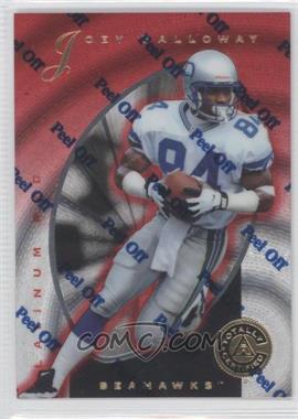 1997 Pinnacle Totally Certified - [Base] - Platinum Red #57 - Joey Galloway /4999