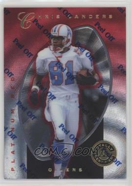 1997 Pinnacle Totally Certified - [Base] - Platinum Red #59 - Chris Sanders /4999