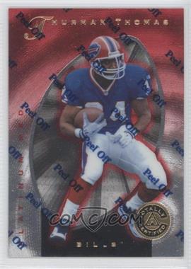 1997 Pinnacle Totally Certified - [Base] - Platinum Red #81 - Thurman Thomas /4999