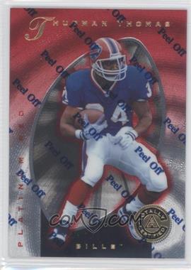 1997 Pinnacle Totally Certified - [Base] - Platinum Red #81 - Thurman Thomas /4999