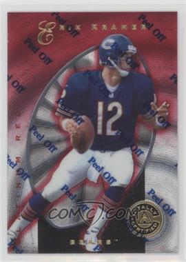 1997 Pinnacle Totally Certified - [Base] - Platinum Red #95 - Erik Kramer /4999