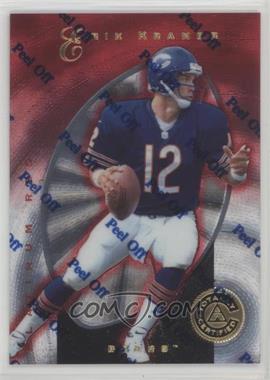 1997 Pinnacle Totally Certified - [Base] - Platinum Red #95 - Erik Kramer /4999