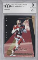 Jerry Rice [BCCG 9 Near Mint or Better]