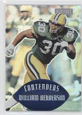 1997 Playoff Contenders - [Base] - Blue #53 - William Henderson