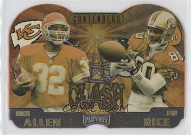 1997 Playoff Contenders - Clash #5 - Marcus Allen, Jerry Rice
