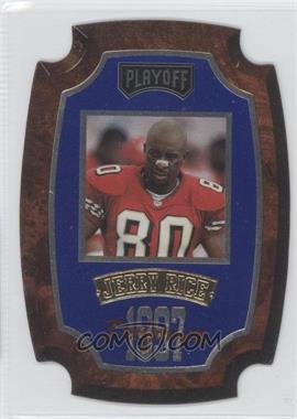 1997 Playoff Contenders - Performers Plaques - Blue #44 - Jerry Rice