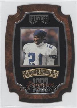 1997 Playoff Contenders - Performers Plaques #11 - Deion Sanders