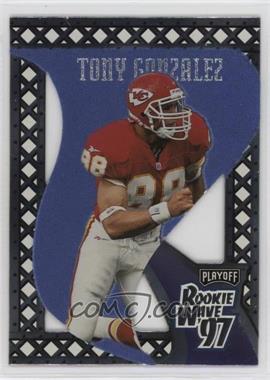 1997 Playoff Contenders - Rookie Wave Pennants - Blue #9 - Tony Gonzalez