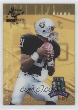 1997 Playoff First & Ten - [Base] - Kickoff #K81 - Tim Brown