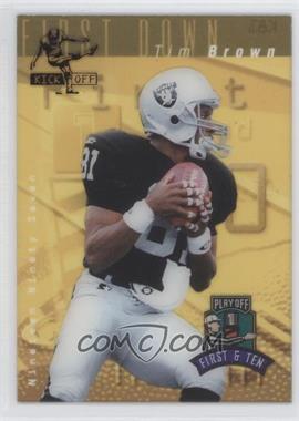 1997 Playoff First & Ten - [Base] - Kickoff #K81 - Tim Brown