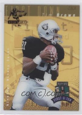 1997 Playoff First & Ten - [Base] - Kickoff #K81 - Tim Brown