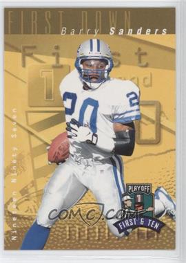 1997 Playoff First & Ten - [Base] #183 - Barry Sanders