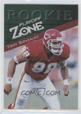 1997 Playoff Zone - [Base] #144 - Tony Gonzalez (Spelled Gonzales on Back) [EX to NM]