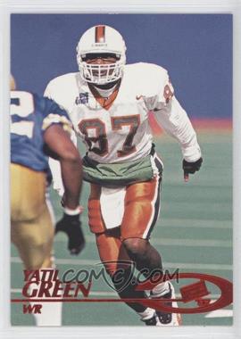 1997 Press Pass - [Base] - Red Zone #13 - Yatil Green